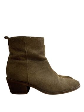 Madewell Brown Suede “Janice” Ankle Bootie Sz 7